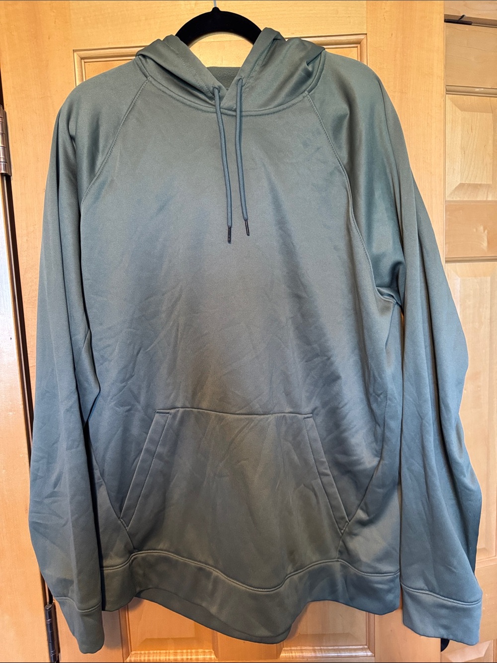 Old Navy Men's Hooded Pullover Sweatshirt - Olive color, XL tall- like new